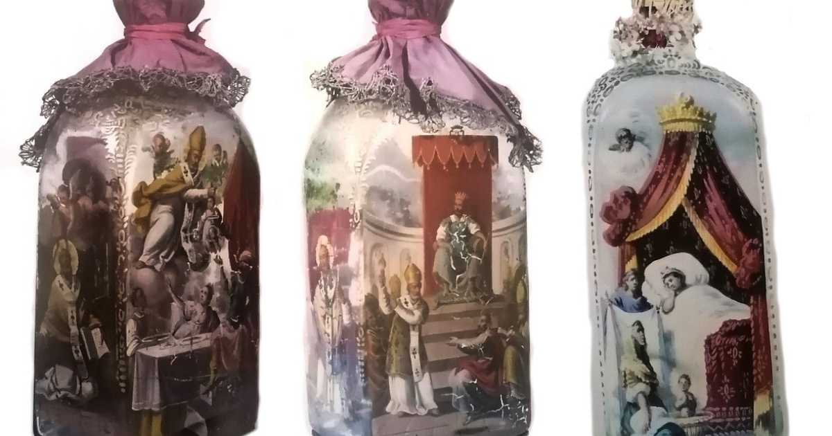 Affreschi, edicole votive, bottiglie della Manna: � l'arte sacra di Michele Montrone